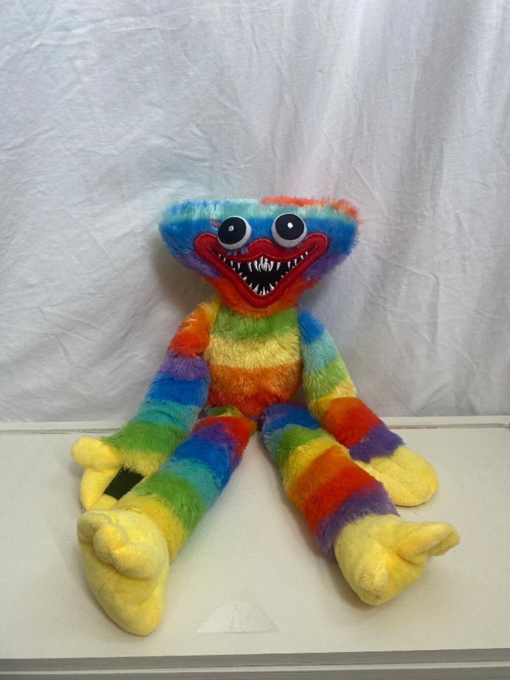 Poppy Playtime Rainbow Huggy Wuggy 16" Plush Stuffed Monster